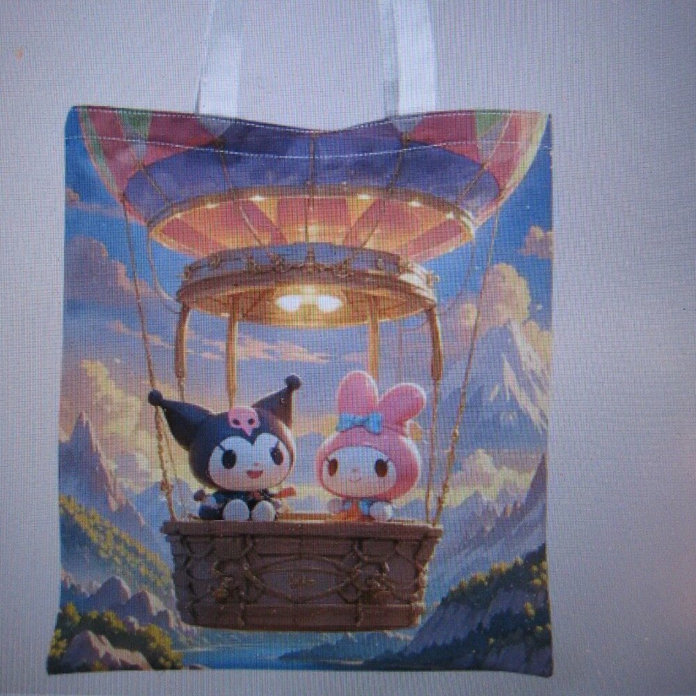 Sanrio My Melody Kuromi Hot Balloon Tote bag
